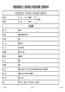 装修988套餐预算