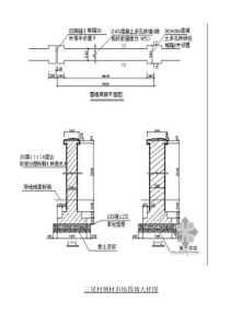 围墙施工图