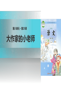 《大作家的小老师》PPT6