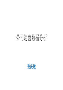 公司运营数据分析[1]