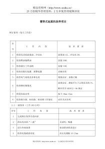 50t履带式起重机保养项目