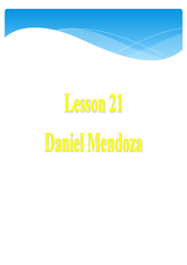 新概念英语第三册Lesson-21Daniel-Mendoza