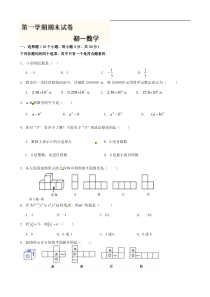 北京市丰台区王佐中学2012-2013学年七年级上学期期末模拟试题7 缺答案