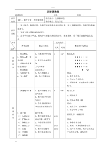 初中足球课教案(全部)