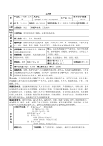 正丙醇安全技术说明书(MSDS)