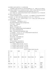 硬质合金牌号对比