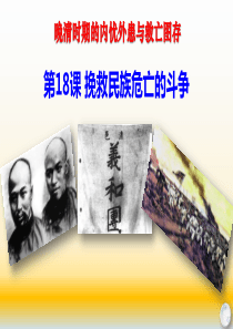 《挽救民族危亡的斗争》PPT