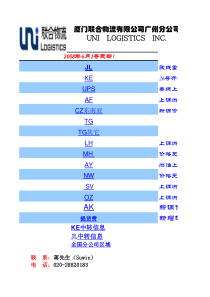 厦门联合物流有限公司广州分公司