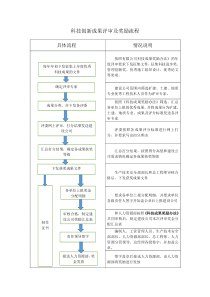 科技创新成果评审及奖励流程