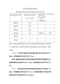 总配电箱的漏电保护器1