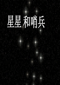 《星星和哨兵》PPT课件