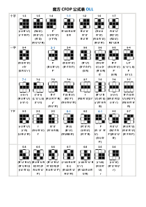 魔方三阶速拧公式