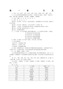 王力中国古代文化常识》重点知识整理