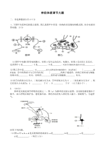 神经、体液调节练习题2