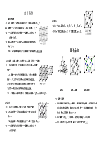 高中化学-常见晶胞模型