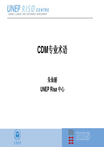 CDM项目概念介绍-StatusandOvervi