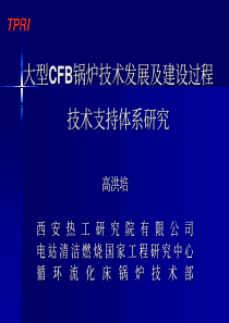 CFB锅炉技术发展及项目建设过程系统技术支持体系