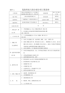 危险性较大的分部分项工程清单-及安全管理措施