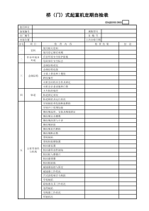 桥(门)式起重机定期自检表(含续表)GDAQ209010905