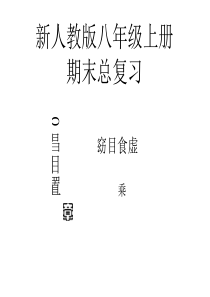 人教版八年级数学上总复习课件