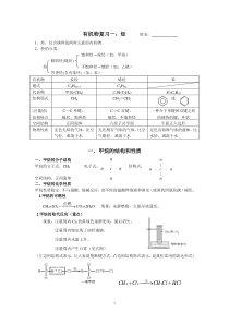 烃小结教学教案