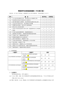 情绪调节自我效能感量表与计分方法