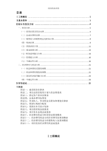 工程经济学-项目经济评价报告书