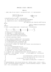 天一大联考2020届高三年级下学期第一次模拟考试理综试题word含解析