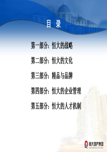 房地产企业经典实用课件恒大战略与管理运营