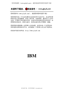 ibm如何执行项目管理