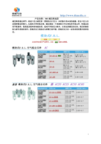 SMC减压阀选型