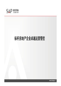 标杆房地产企业卓越运营管控学员版本B(1)