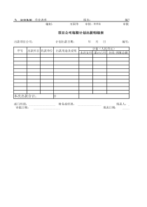 MF102项目公司每期计划出款明细表