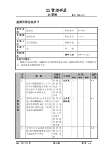 某航空物流公司签派员职位说明书及关键绩效标准