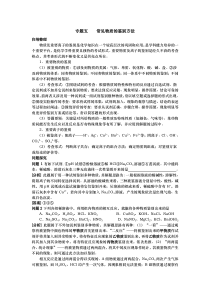 中考化学专项冲刺复习试题及答案（5）