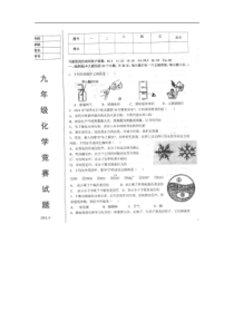 九年级化学竞赛试题(一)