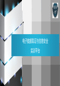 电子数据取证与信息安全实训平台