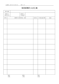 QR-PSZ-710-ZN01-01项目前期介入分工表