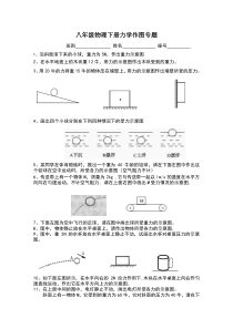 北京东城二十七中学2017八年级物理下册力学作图专题