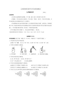 江苏省苏州市高新区2018届九年级上学期期末考试化学试卷