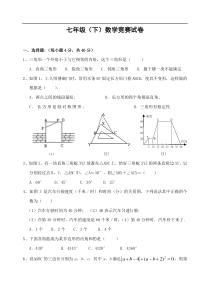 七年级(下)数学竞赛试卷(含答案)-