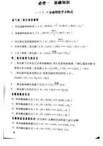 中考化学必背抢分知识点