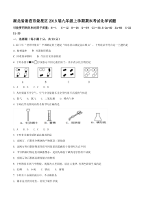 湖北省娄底市娄星区2018届九年级上学期期末考试化学试题