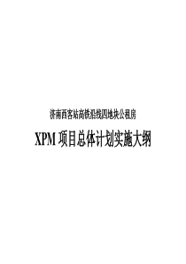 XPM项目总体计划实施大纲