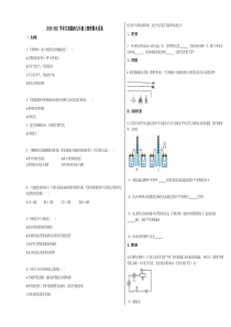 甘肃陇南市2020-2021学年九年级物理上册期末试卷