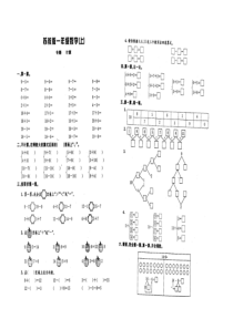 一年级数学上册计算题复习题