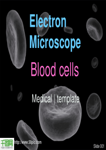 电子显微镜的PPT模板