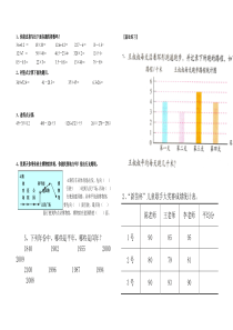 三年级数学下册综合练习题