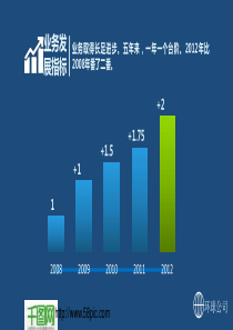 企业内部业务总结分析PPT图表