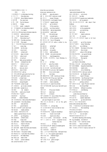 牛津小学五年级英语复习试卷(词汇卷)